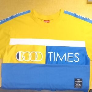 Victorious Yellow and Blue Graphic Tee